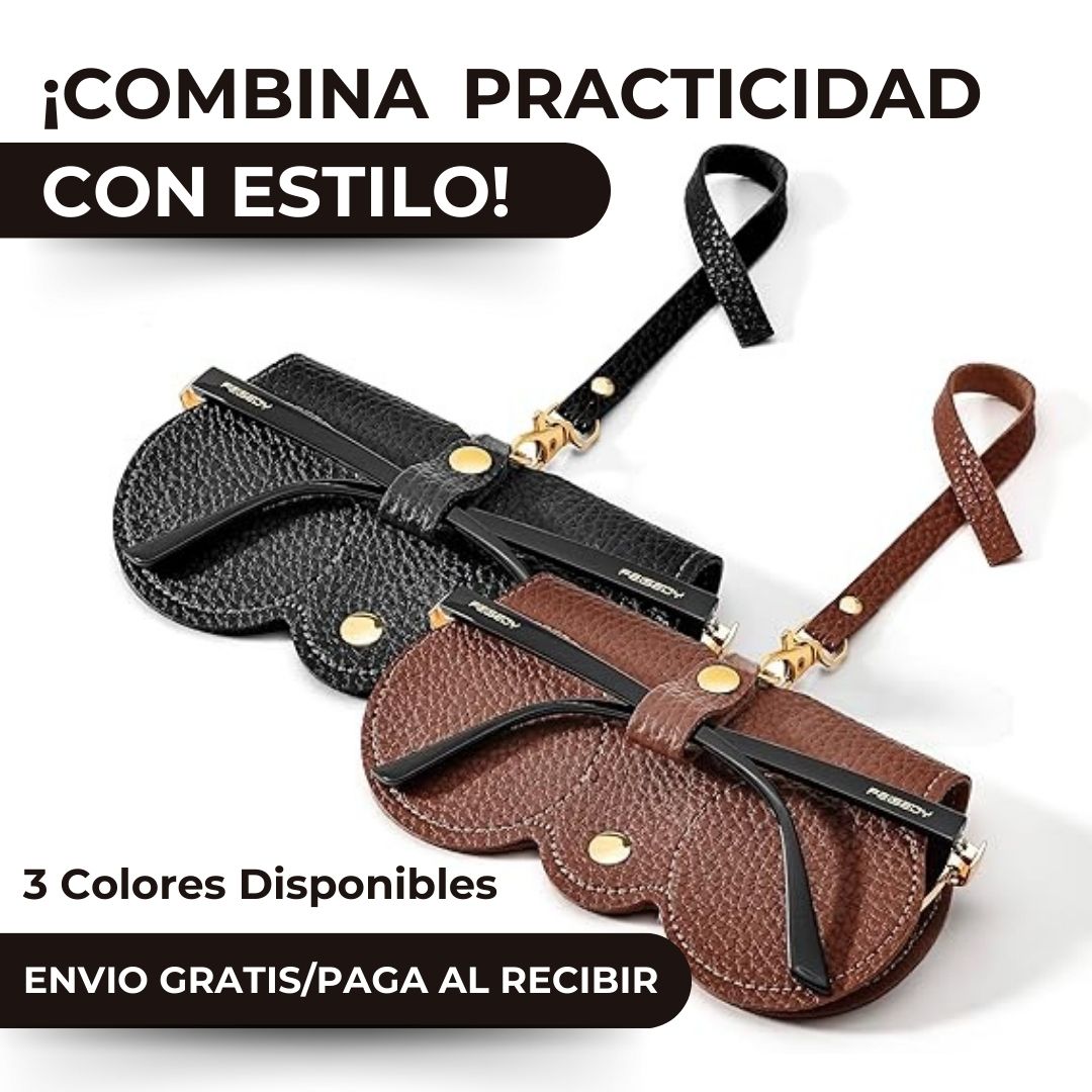 ESTUCHE DE CUERO PARA GAFAS