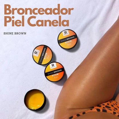 Shine Brown® Bronceador Piel Canela