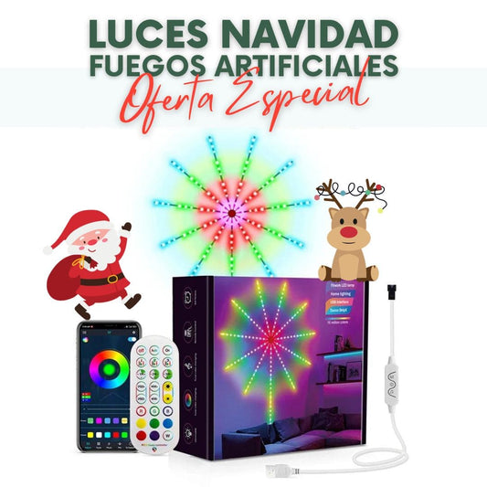 Rgb® Luces Navidad de Fuegos Artificiales