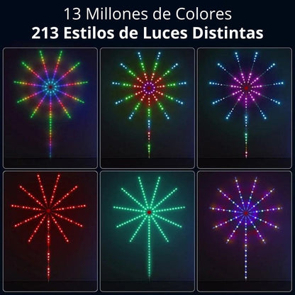 Rgb® Luces Navidad de Fuegos Artificiales