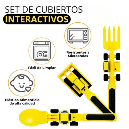 APETIT® SET X3 CUBIERTOS INTERACTIVOS