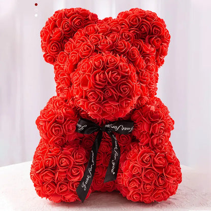 Love® Oso de Rosas con Caja y Luces