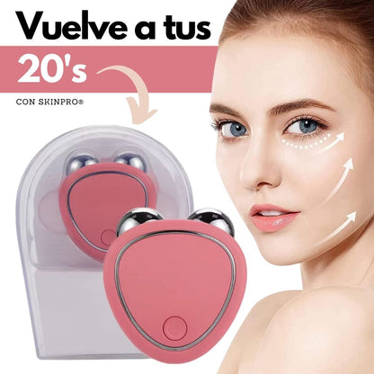 SkinPro® MASAJEADOR FACIAL CON MICROCORRIENTE